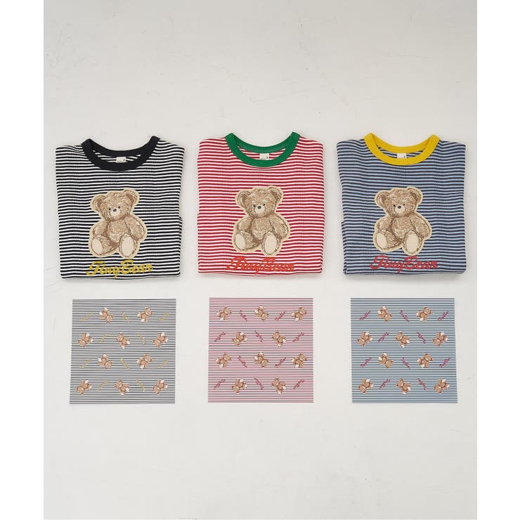 tiny bear刺繍Tシャツ | F.O.Online Store | 詳細画像7 