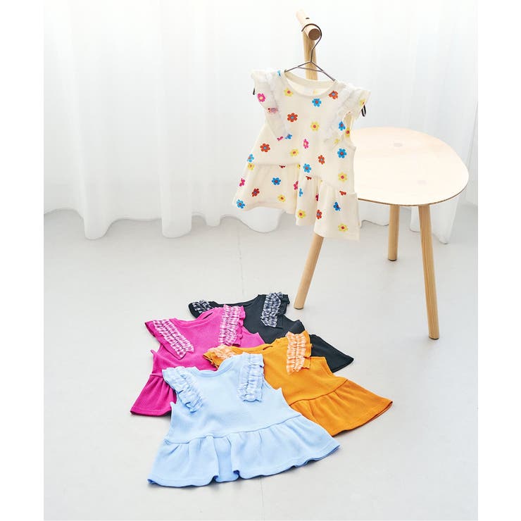 WEB限定 ワッフルフリルチュールトップス  | F.O.Online Store | 詳細画像20 