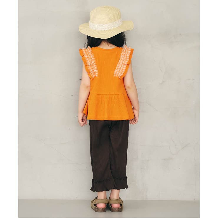 WEB限定 ワッフルフリルチュールトップス | F.O.Online Store | 詳細画像6 