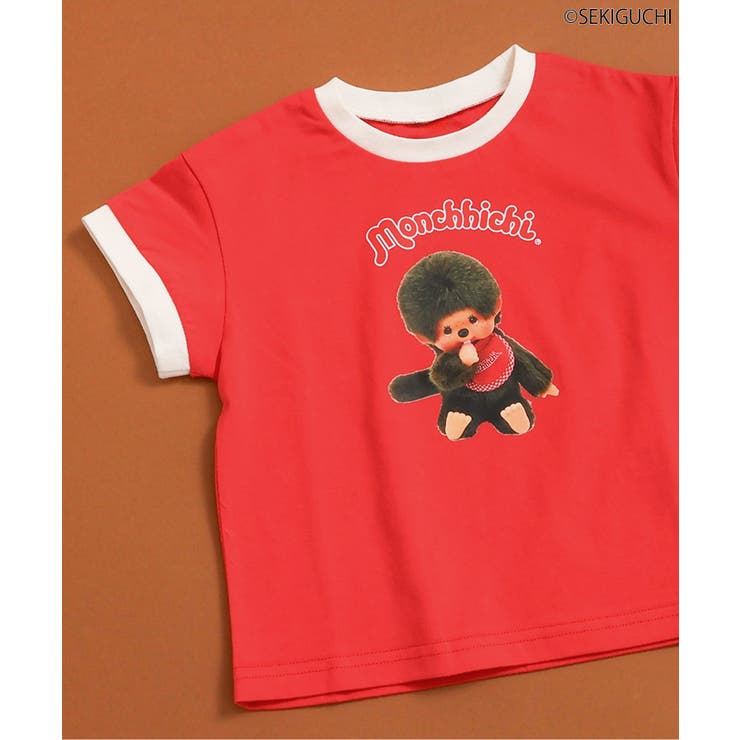 レッド | WEB限定【モンチッチ】 リンガーTシャツ | F.O.Online Store