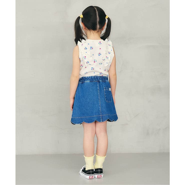 ノースリーブワッフルフリルTシャツ | F.O.Online Store | 詳細画像10 