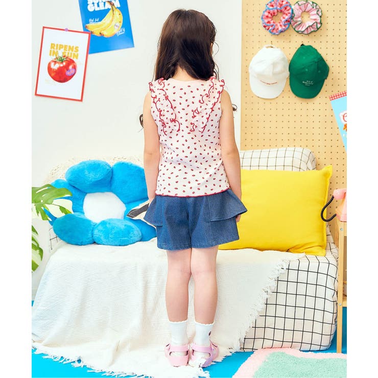 ノースリーブワッフルフリルTシャツ | F.O.Online Store | 詳細画像13 