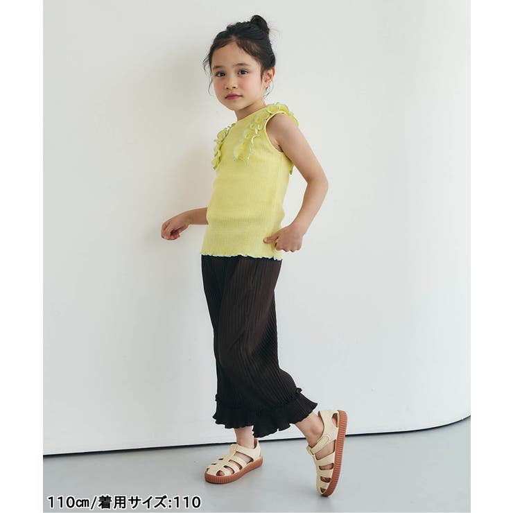 ノースリーブワッフルフリルTシャツ | F.O.Online Store | 詳細画像21 