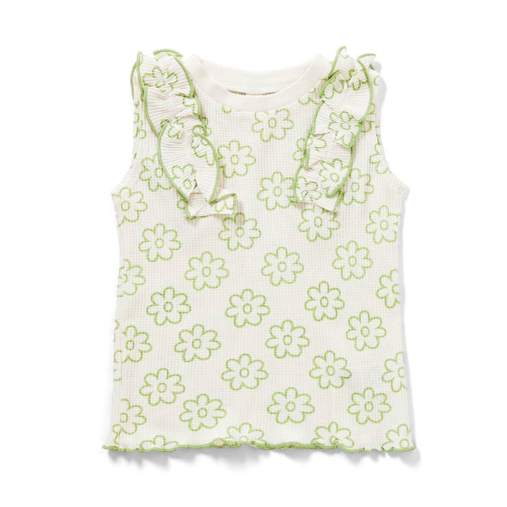ノースリーブワッフルフリルTシャツ | F.O.Online Store | 詳細画像5 