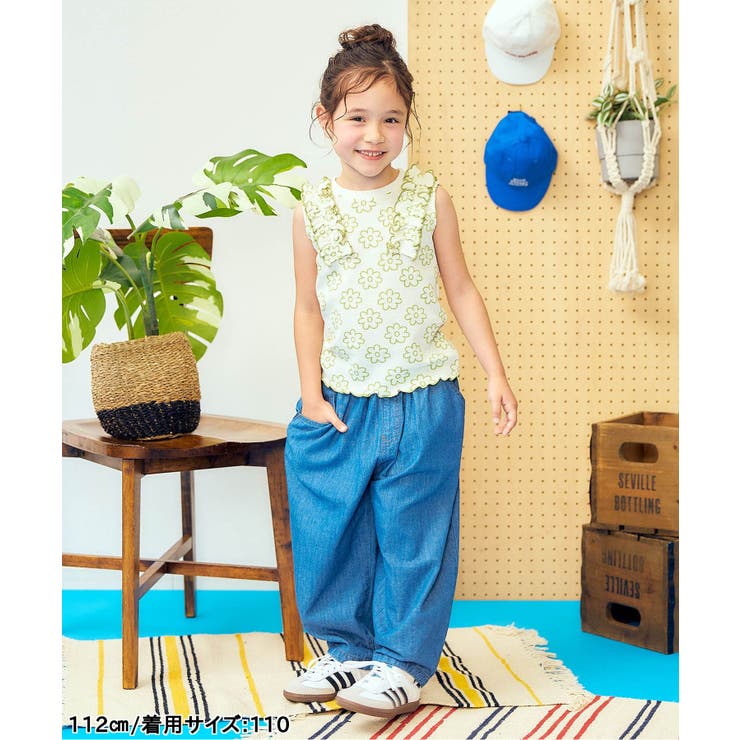 ノースリーブワッフルフリルTシャツ | F.O.Online Store | 詳細画像6 