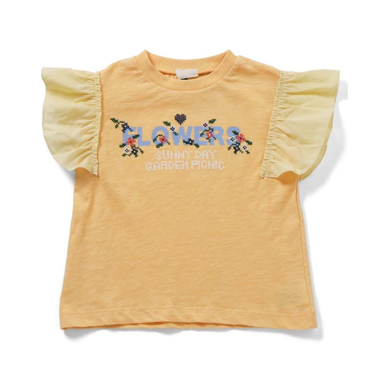 イエロー | WEB限定  ロゴ×刺繍Tシャツ | F.O.Online Store