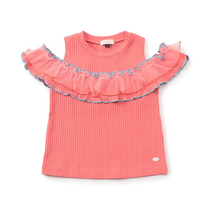 WEB限定  2way肩あきチュール配色トップス | F.O.Online Store | 詳細画像1 