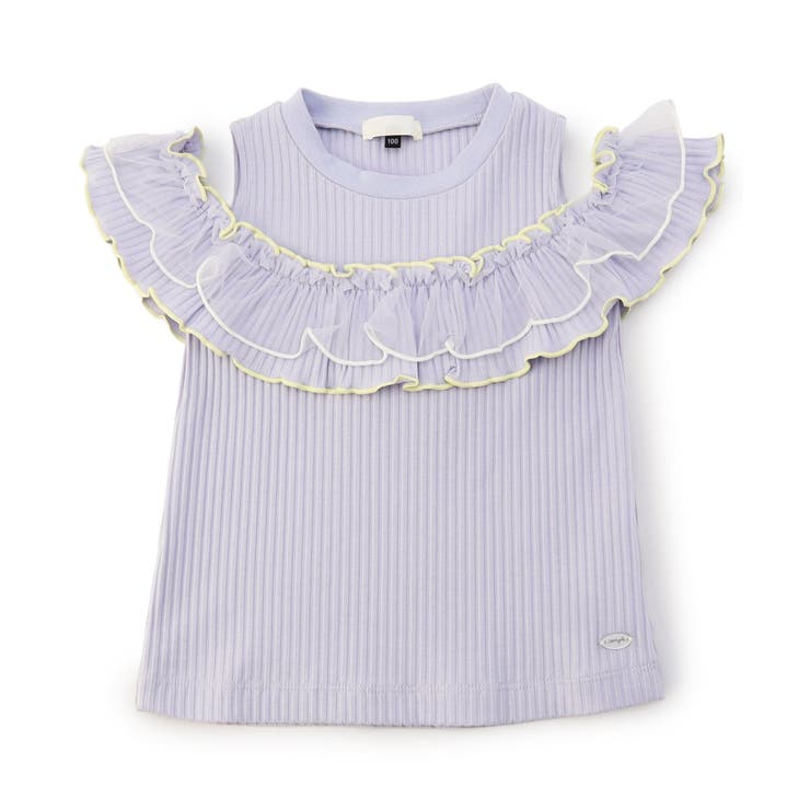 WEB限定  2way肩あきチュール配色トップス | F.O.Online Store | 詳細画像2 