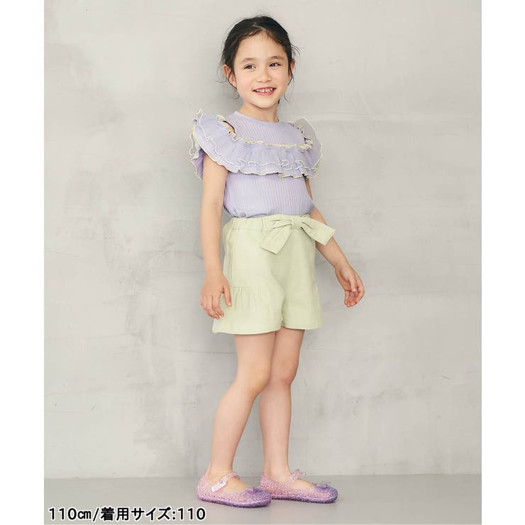 WEB限定  2way肩あきチュール配色トップス | F.O.Online Store | 詳細画像3 