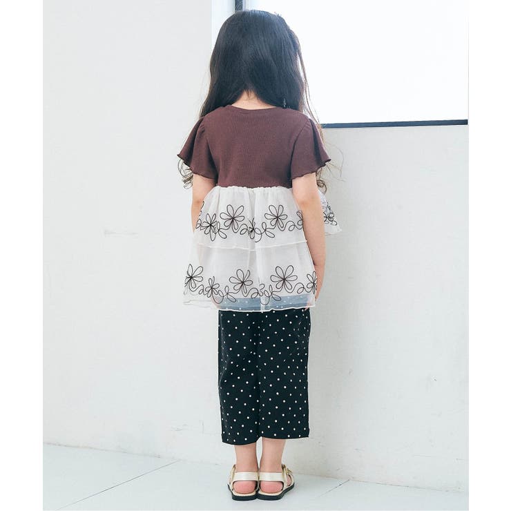 チュール刺繍ドッキングトップス | F.O.Online Store | 詳細画像4 