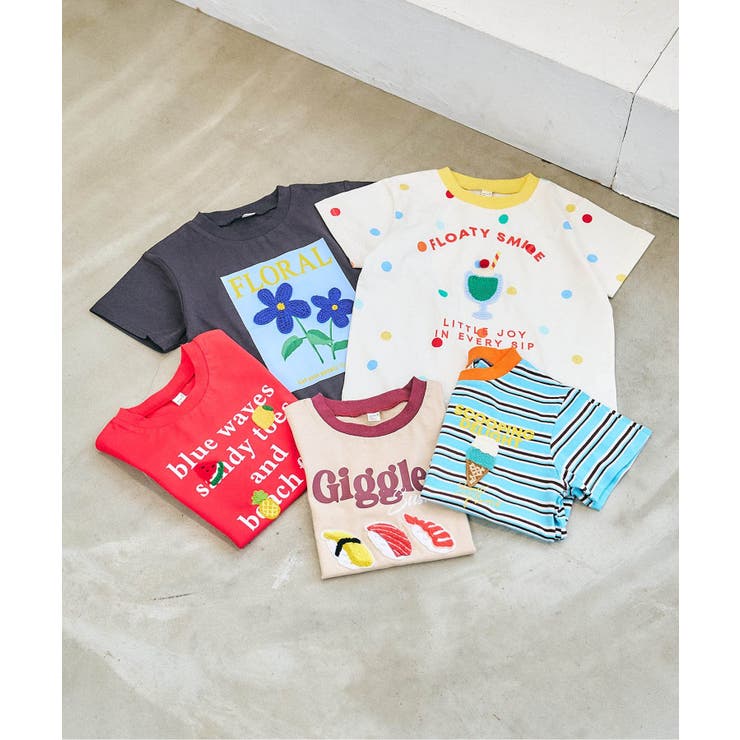 バラエティかぎ針モチーフTシャツ | F.O.Online Store | 詳細画像20 