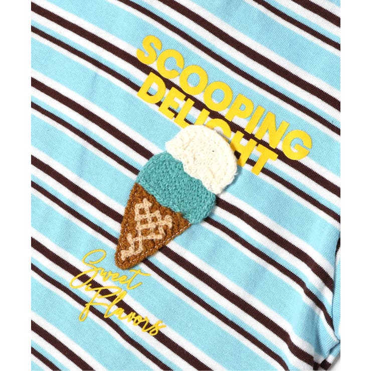 バラエティかぎ針モチーフTシャツ | F.O.Online Store | 詳細画像9 