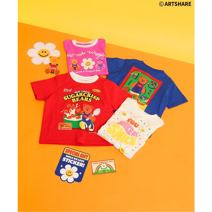WIGGLE WIGGLE 4柄Tシャツ | F.O.Online Store | 詳細画像35 