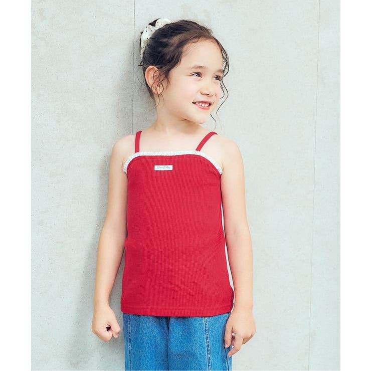 レッド | レースフリルタンクトップ | F.O.Online Store