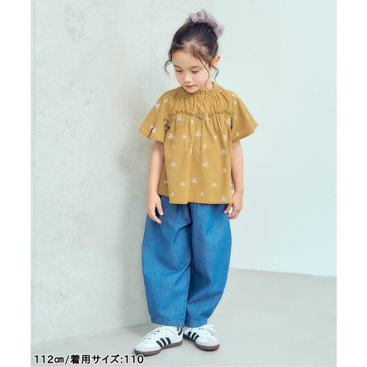フラワー・ハート刺繍チュニック_セットアップ可 | F.O.Online Store | 詳細画像10 