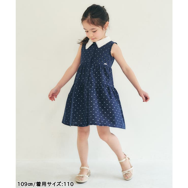 ドット・ストライプティアードシャツワンピース | F.O.Online Store | 詳細画像6 