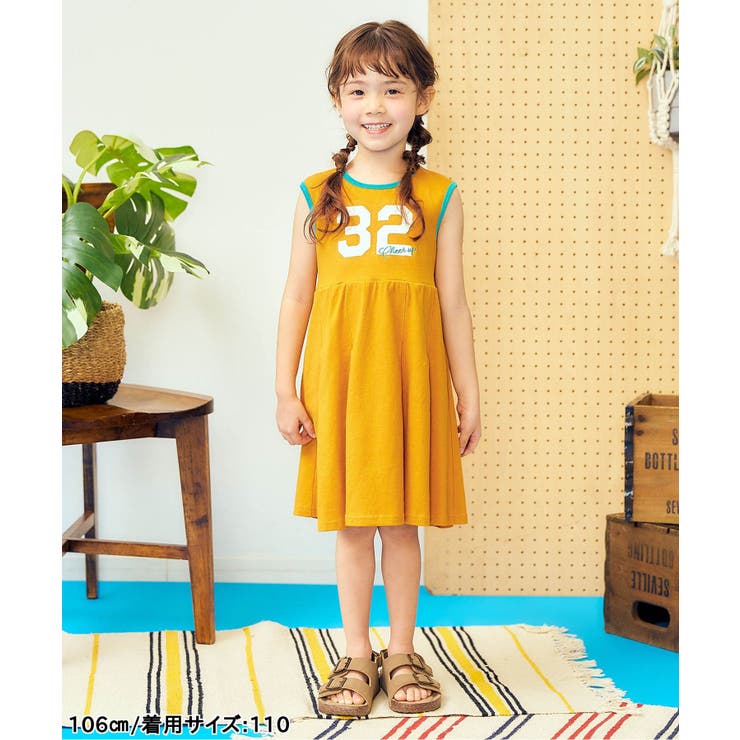 【リンク】ノースリーブプリーツナンバリングワンピース 接触冷感 | F.O.Online Store | 詳細画像4 