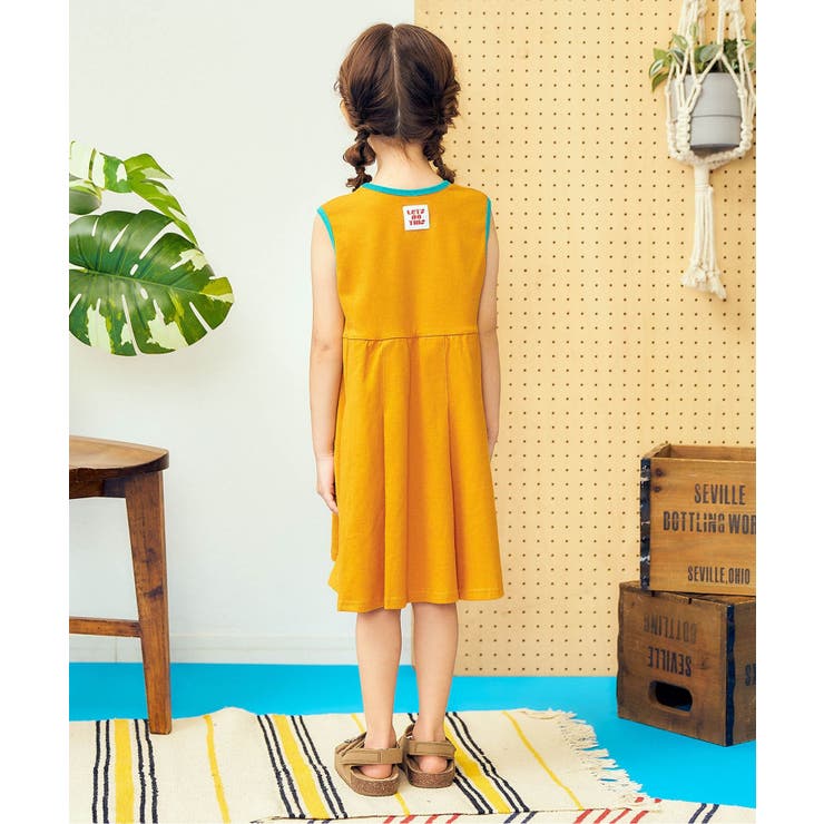 【リンク】ノースリーブプリーツナンバリングワンピース 接触冷感 | F.O.Online Store | 詳細画像5 
