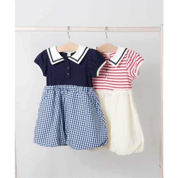 セーラー襟バルーンドッキングワンピース | F.O.Online Store | 詳細画像9 