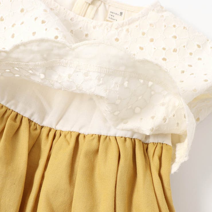 Web限定レース切替スカラップワンピース 品番 Fokk F O Online Store エフオーオンラインストア のキッズファッション通販 Shoplist ショップリスト