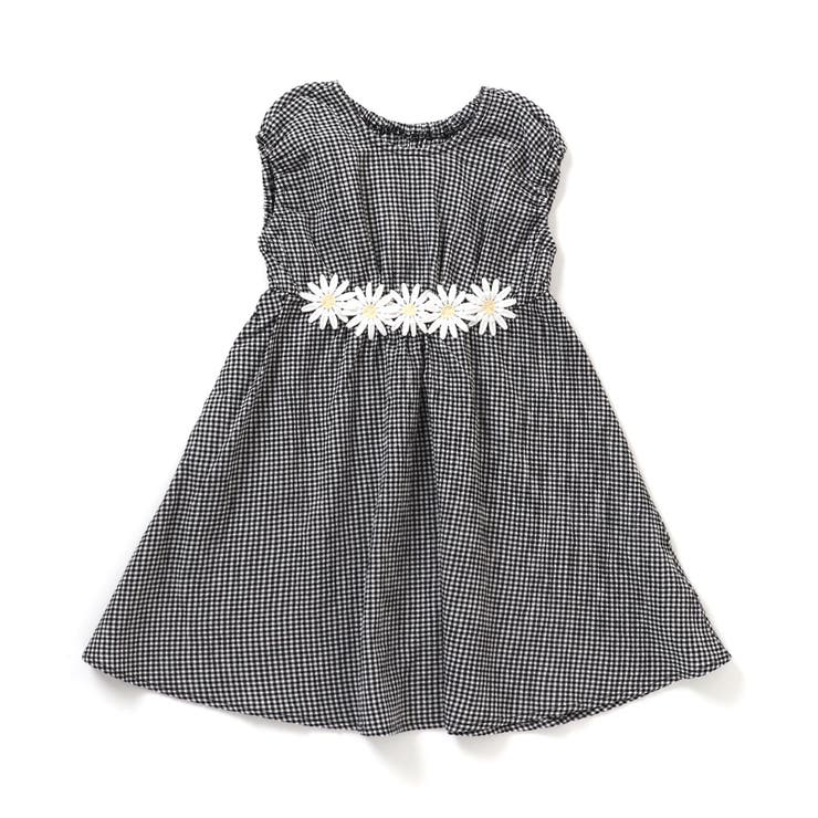 Dolce&Gabbana デイジーワンピース　1歳　1歳半 デニムレースイチゴ刺しゅう襟ワンピース+ブルマセットベビー(70