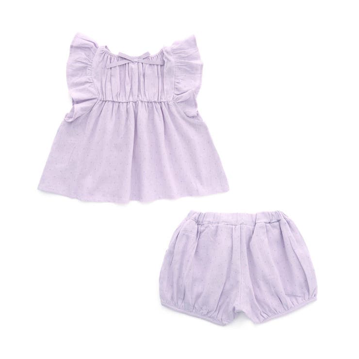 ドット・ボタニカル柄ラッフルセットアップ  ショート丈 | F.O.Online Store | 詳細画像3 