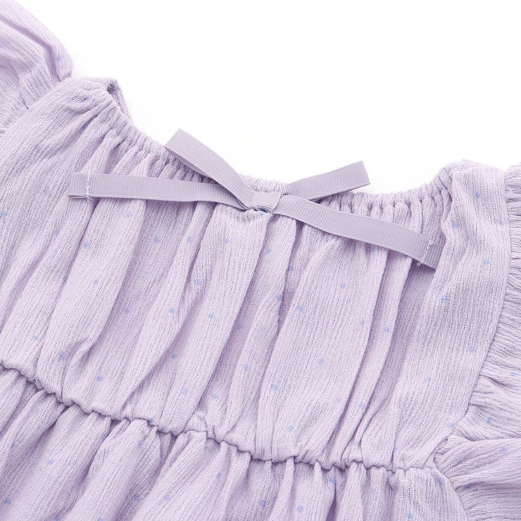 ドット・ボタニカル柄ラッフルセットアップ  ショート丈 | F.O.Online Store | 詳細画像6 