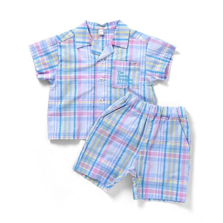 【リンク】チェック・トロピカルセットアップ  5分丈 | F.O.Online Store | 詳細画像2 