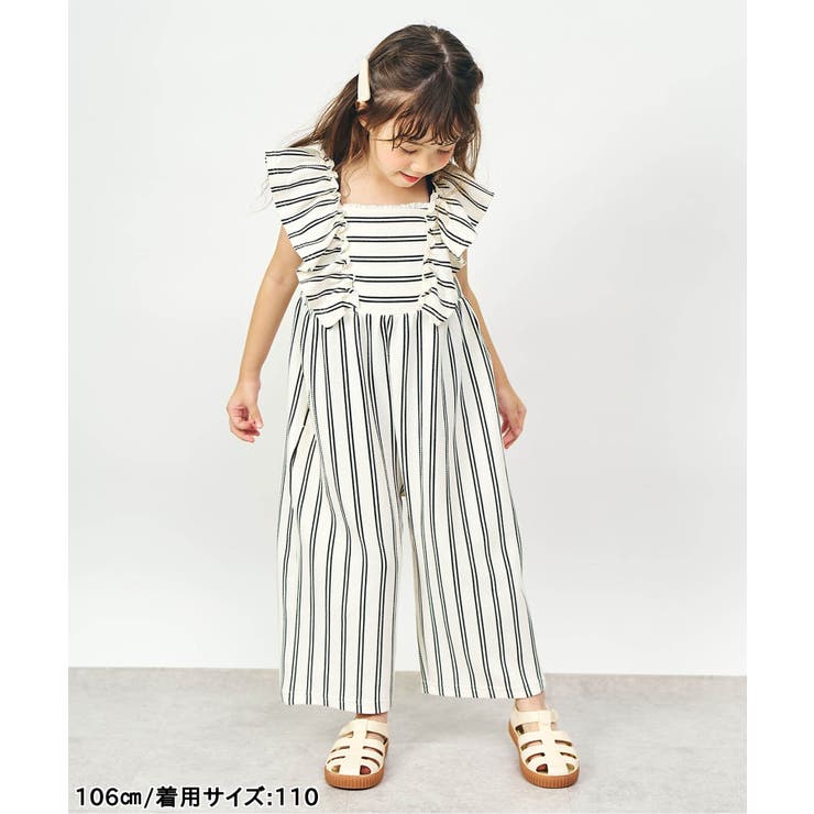 ストライプ・ドットフリルサロペット  吸水速乾 | F.O.Online Store | 詳細画像7 