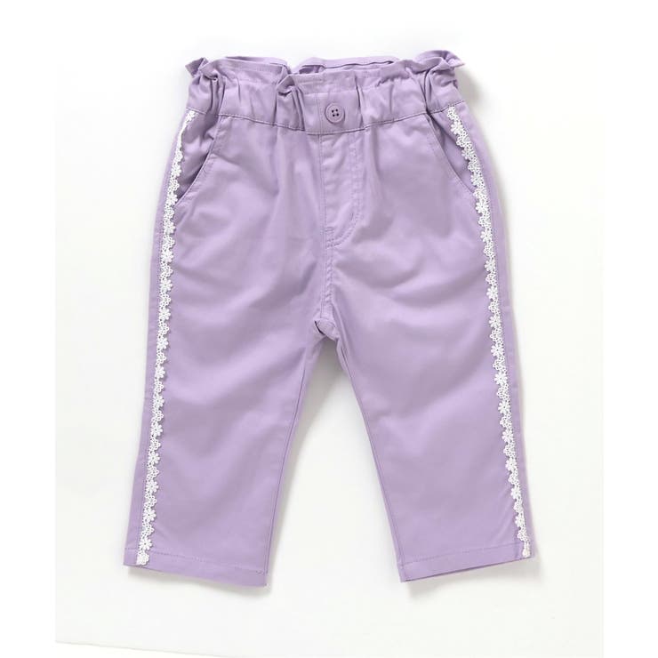 ひんやりサイドレースクロップドパンツ  8分丈 接触冷感 | F.O.Online Store | 詳細画像16 