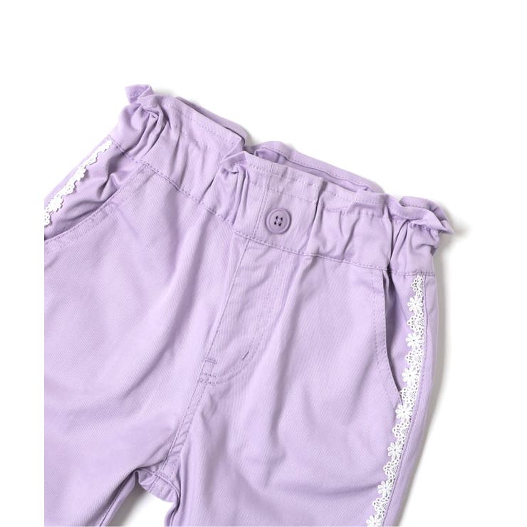 ひんやりサイドレースクロップドパンツ  8分丈 接触冷感 | F.O.Online Store | 詳細画像18 