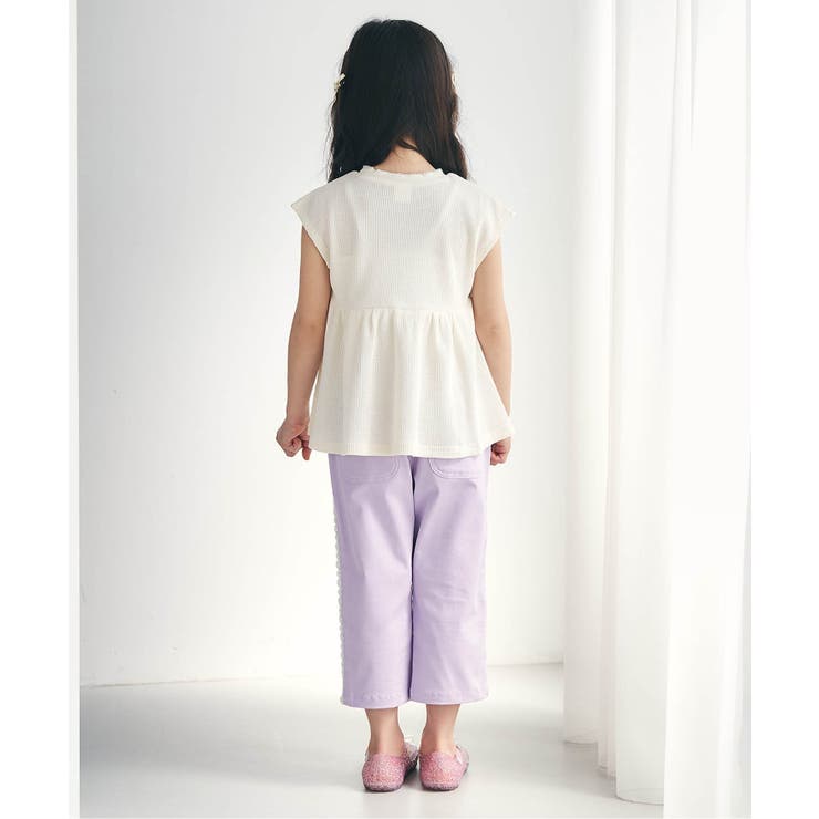 ひんやりサイドレースクロップドパンツ  8分丈 接触冷感 | F.O.Online Store | 詳細画像25 