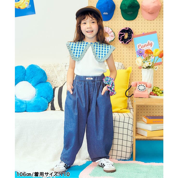 【リンク】タックコクーンパンツ  10分丈 | F.O.Online Store | 詳細画像9 