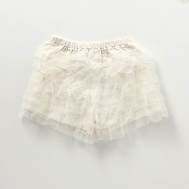 チュールフリルショートパンツ ショート丈[品番：FOKK0019842]｜F.O.