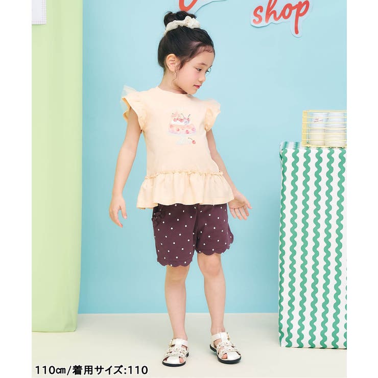 ひんやりスカラップショートパンツ ＿ 接触冷感 | F.O.Online Store | 詳細画像10 