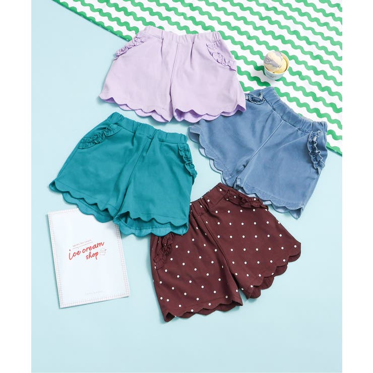 ひんやりスカラップショートパンツ ＿ 接触冷感 | F.O.Online Store | 詳細画像22 