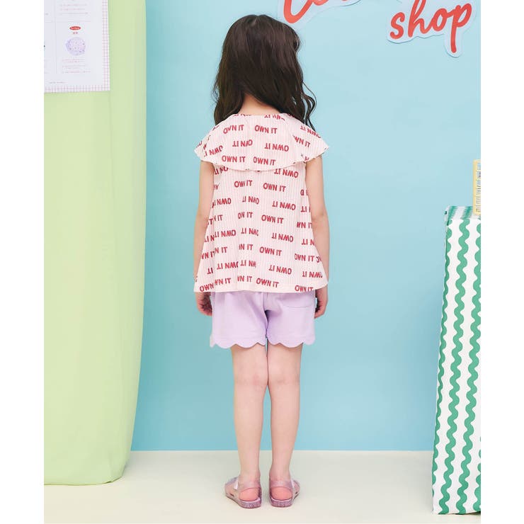 ひんやりスカラップショートパンツ ＿ 接触冷感 | F.O.Online Store | 詳細画像7 