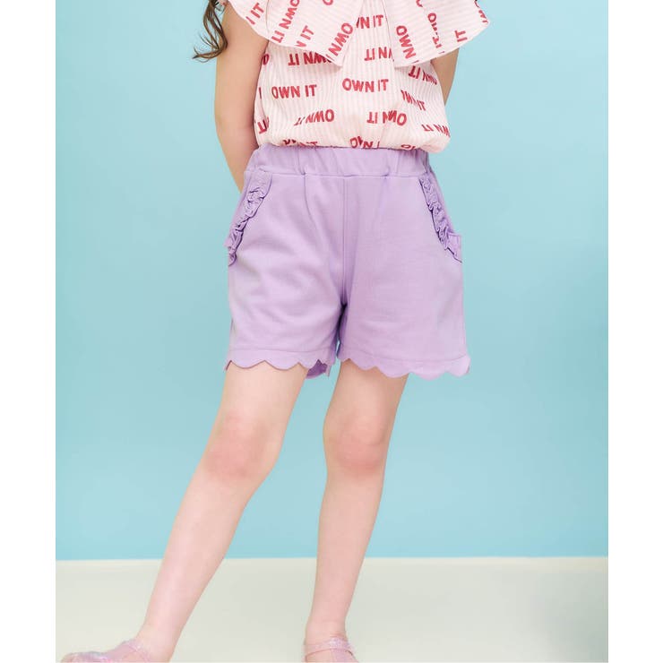ラベンダー | ひんやりスカラップショートパンツ ＿ 接触冷感 | F.O.Online Store