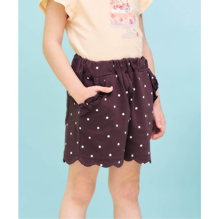 ドット柄 | ひんやりスカラップショートパンツ ＿ 接触冷感 | F.O.Online Store