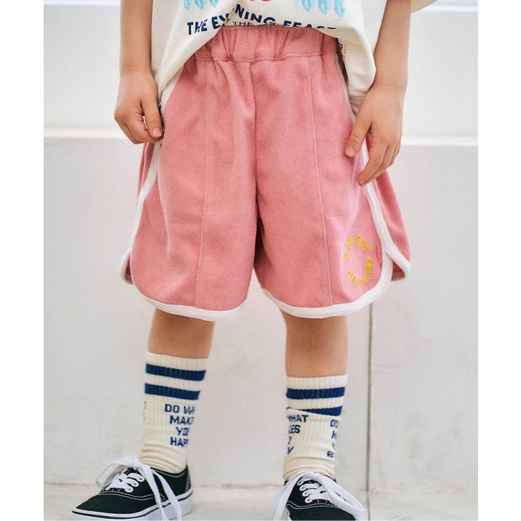 ピンク | パイルハーフパンツ  4分丈 | F.O.Online Store
