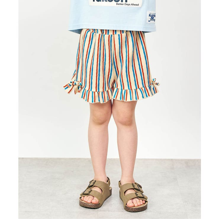 ストライプ柄 | 総柄アソートフリルショートパンツ ＿ 吸水速乾 | F.O.Online Store