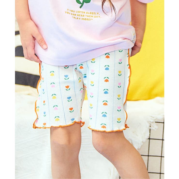 アイボリー | メローワッフルサイクルパンツ | F.O.Online Store