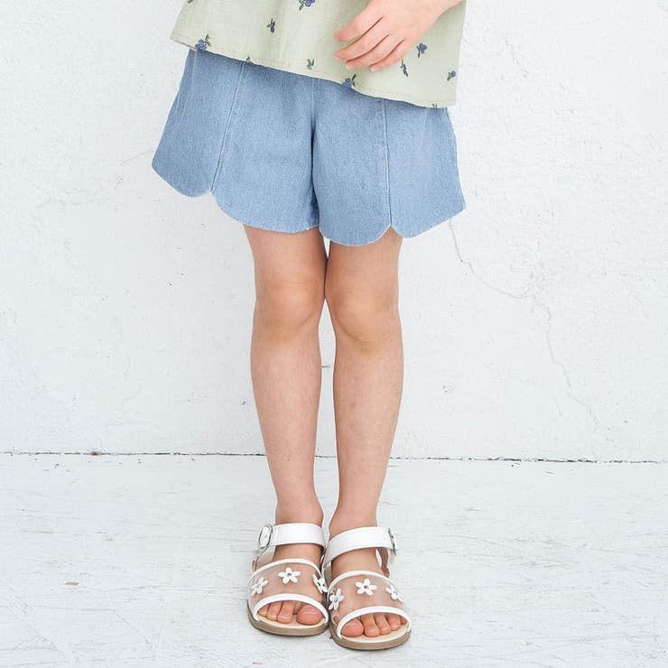 花びらカットショートパンツ ショート丈[品番：FOKK0004220