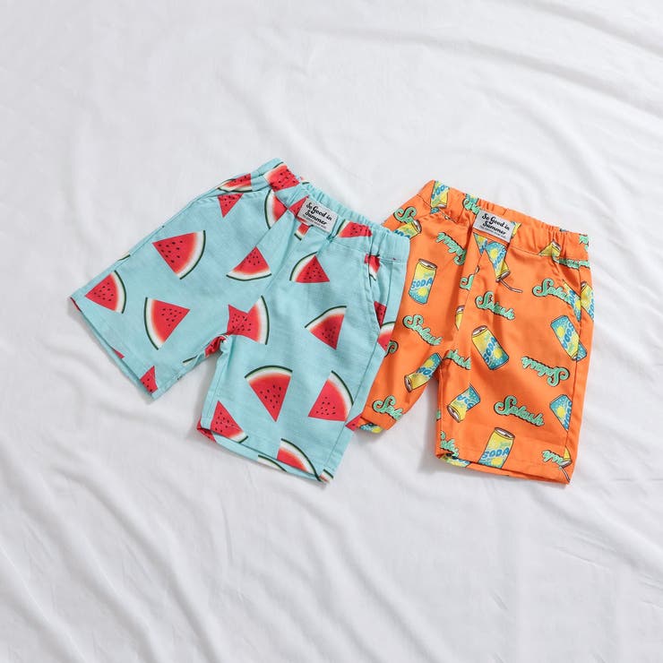 スイカ・ジュース柄ハーフパンツ  5分丈 | F.O.Online Store | 詳細画像13 