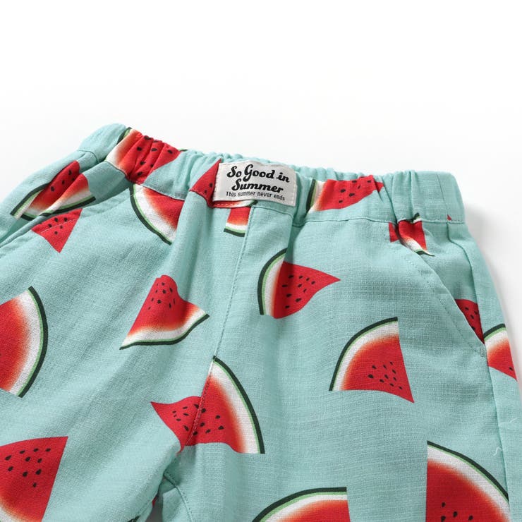 スイカ・ジュース柄ハーフパンツ  5分丈 | F.O.Online Store | 詳細画像6 