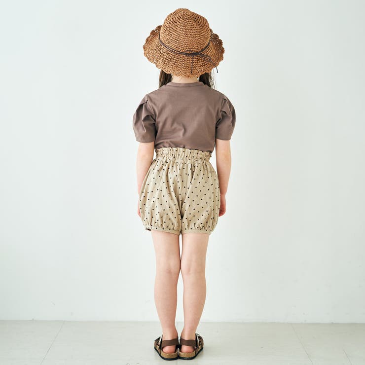 バルーン ショートパンツ 花柄 ヴィンテージ ビジュー 人気 バルーンショートパンツ ショート丈[品番：FOKK0004223]｜F.O.