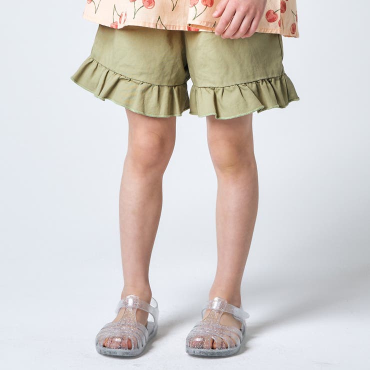 WEB限定 フレアフリルショートパンツ ショート[品番 WEB限定 フレアフリルショートパンツ ショート[品番