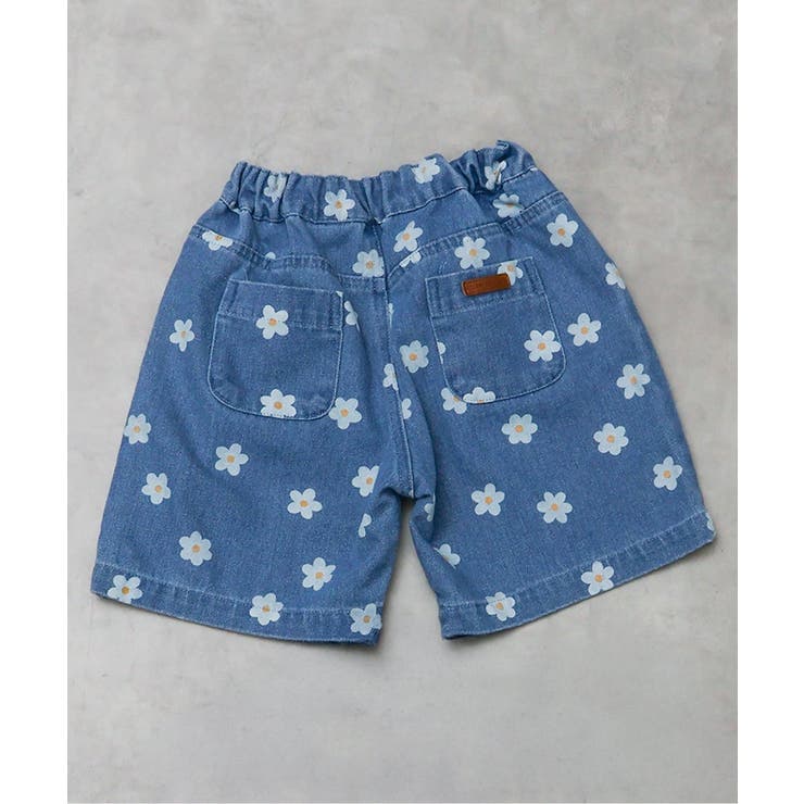 花柄 | 【リンク】ワイドタックショートパンツ  6分丈 | F.O.Online Store