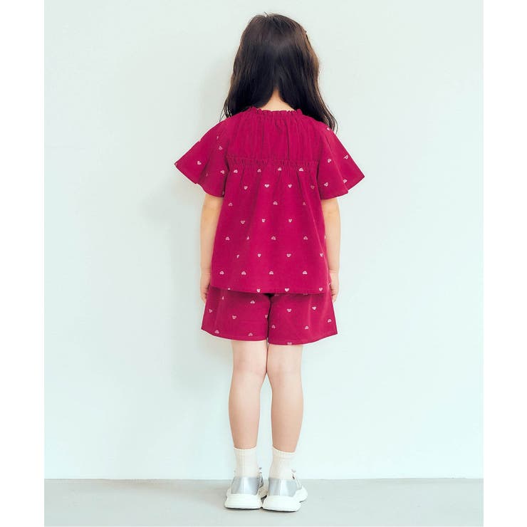 フラワー・ハート刺繍ショートパンツ  ショート丈 | F.O.Online Store | 詳細画像9 