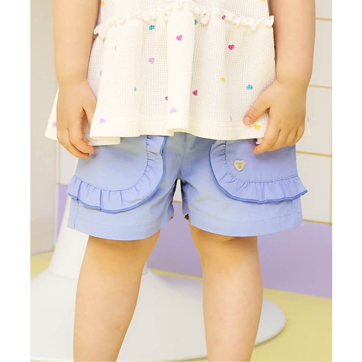 サックス | フリルポケット水陸両用ショートパンツ ＿ 撥水 | F.O.Online Store